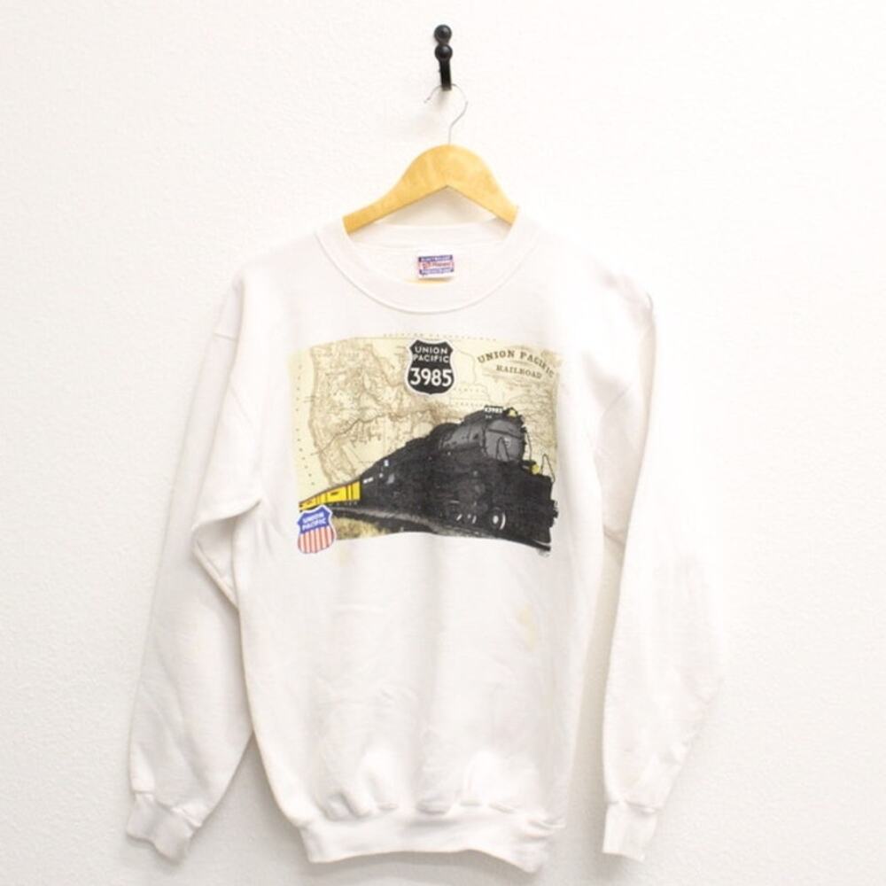 Vintage Union Pacific Railroad Sweatshirt Small